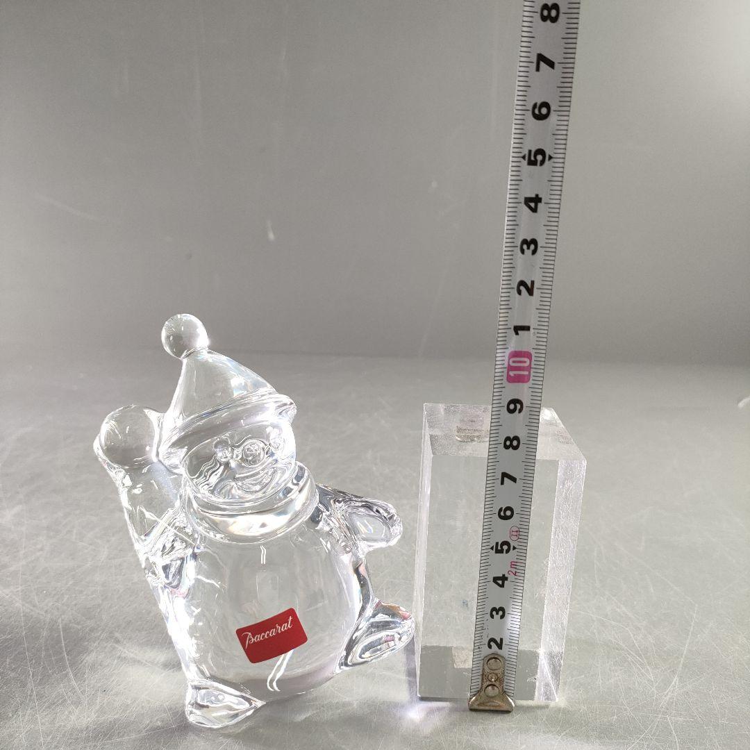 A1076-5/Baccarat/バカラ/スノーマン/オブジェ/置物/雪だるま/