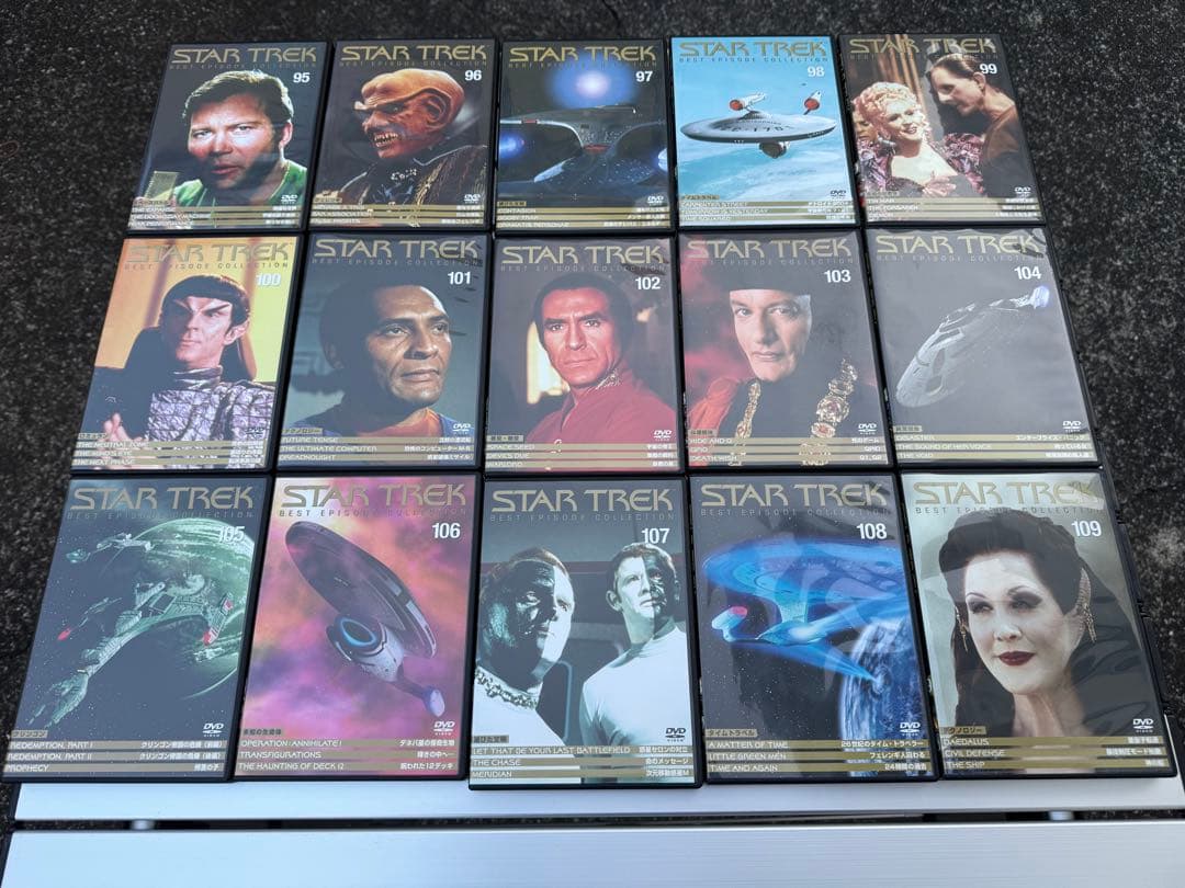 美品 デアゴスティーニ スタートレック DVDコレクション 112巻セット