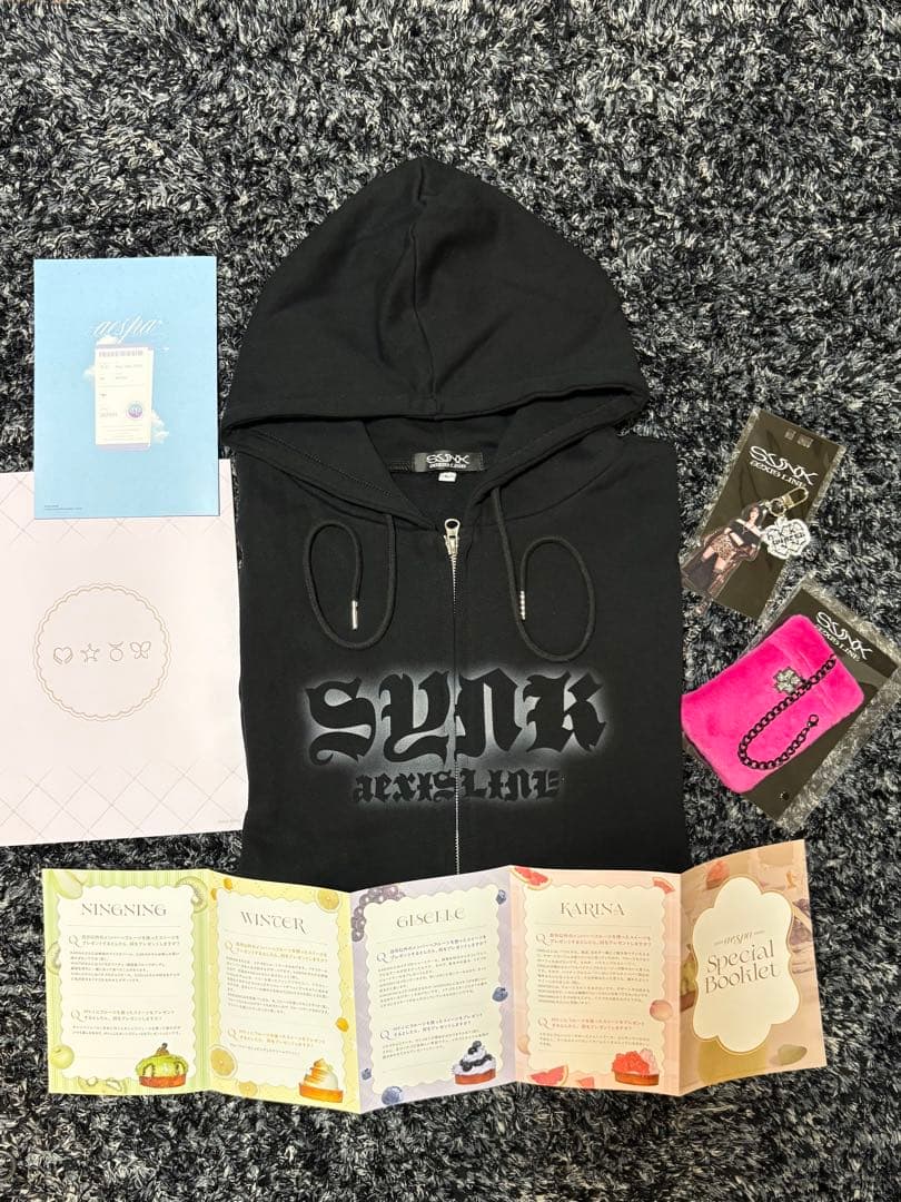 aespa エスパ　推し活グッズ　パーカー　アクキー　カードホルダー　FC特典付