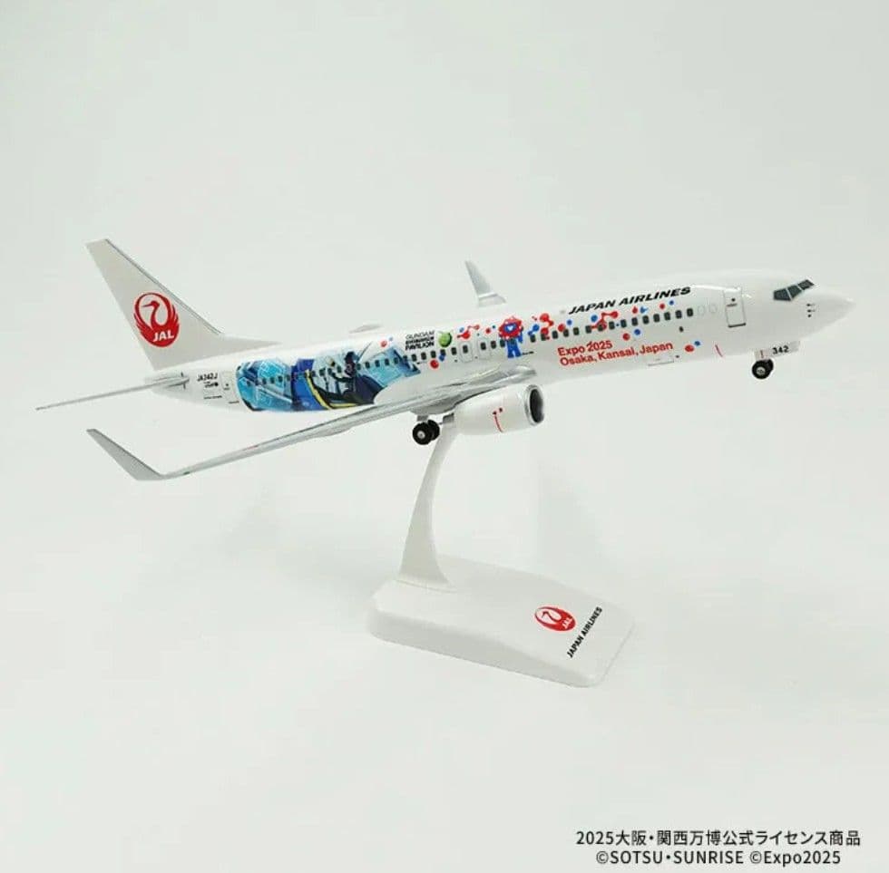 JAL Boeing 737-800 ガンダムコラボ 1/130