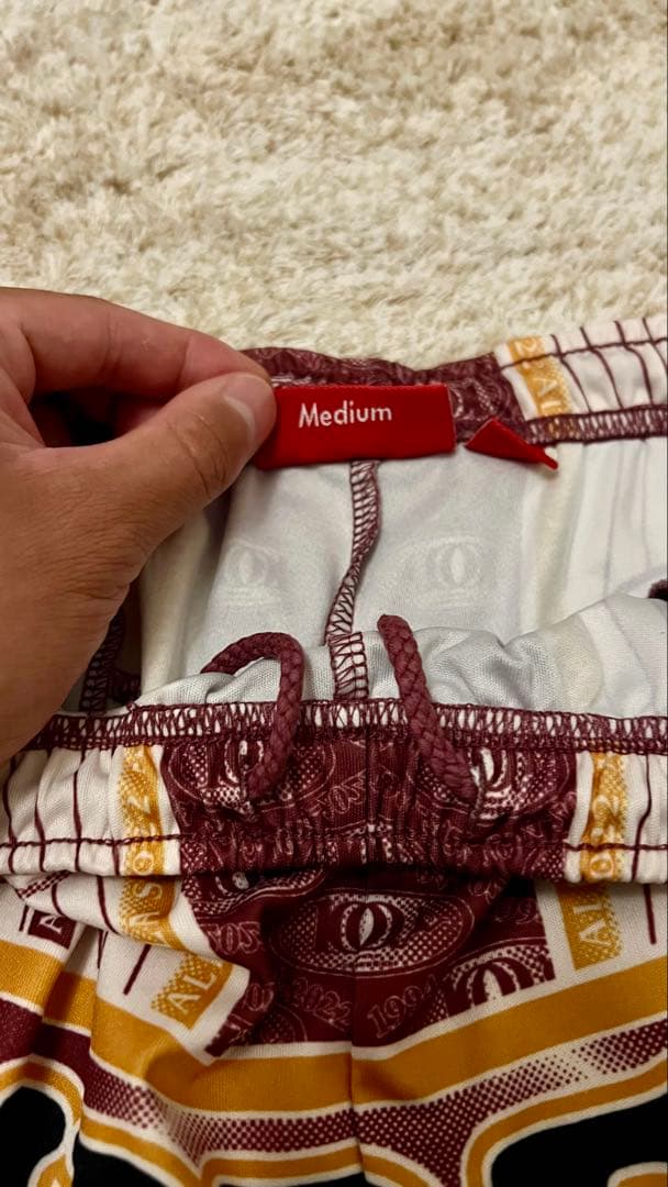 supreme Por Ciento Soccer Short M バーガンディ