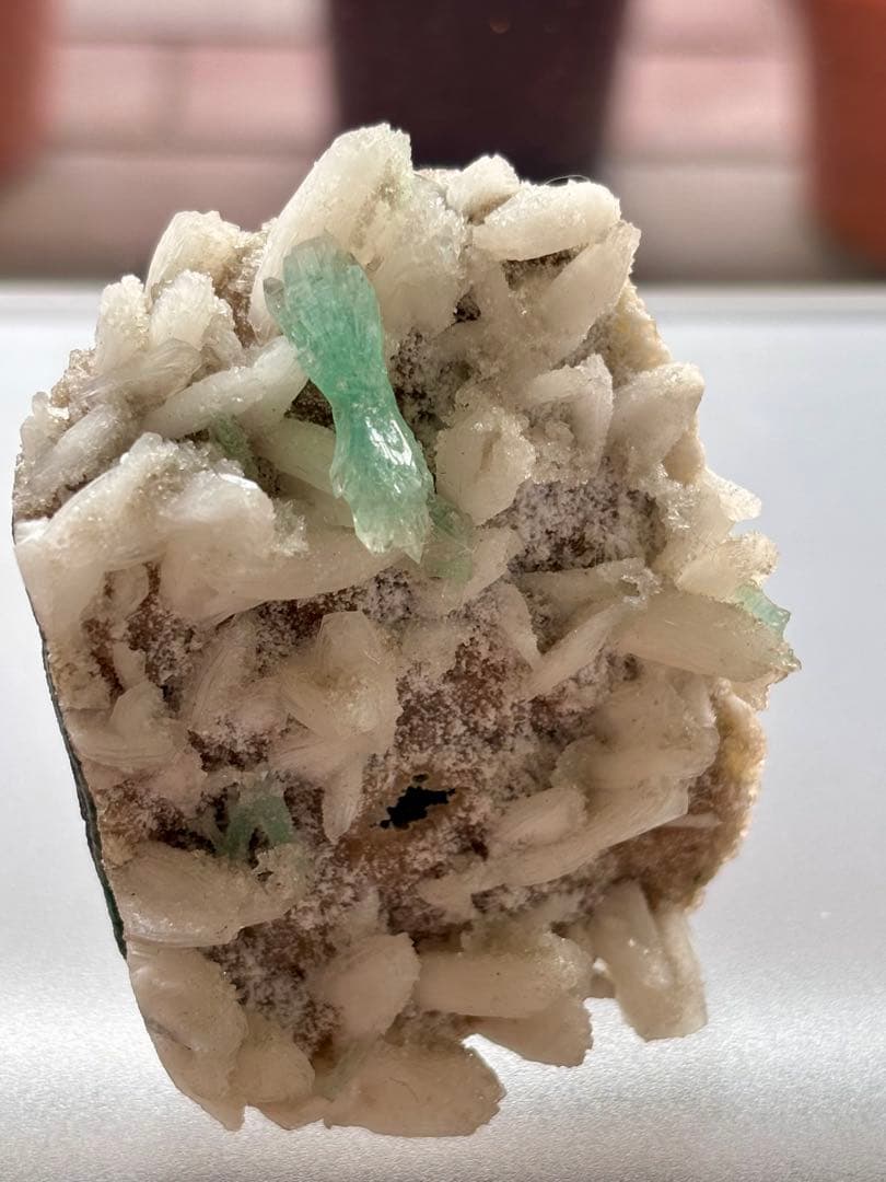 グリーンアポフィライト　スティルバイト　ヒューランタイト　インドマハラシュトラ産