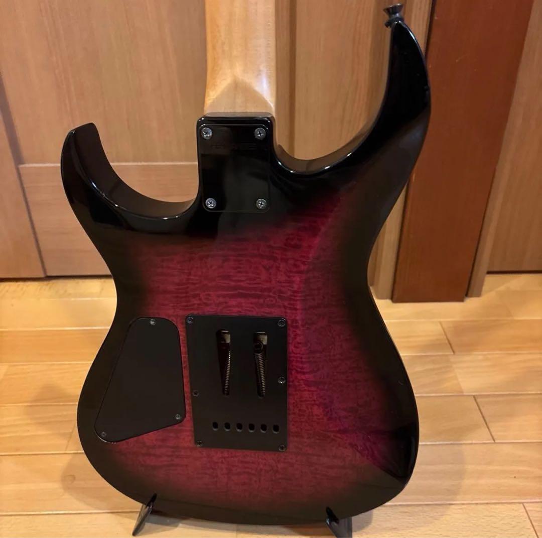 FERNANDES FGZ400 ブラックパーツ仕様 トレモロアーム・ケース付