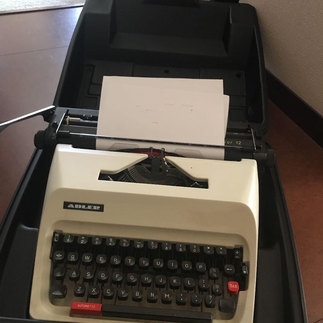 骨董品 アドラー 英文タイプライター