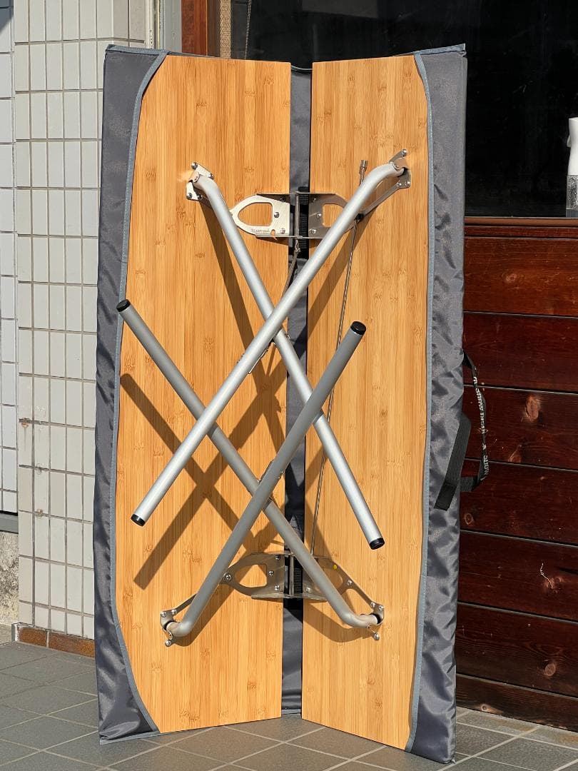 ワンアクションテーブルロング竹