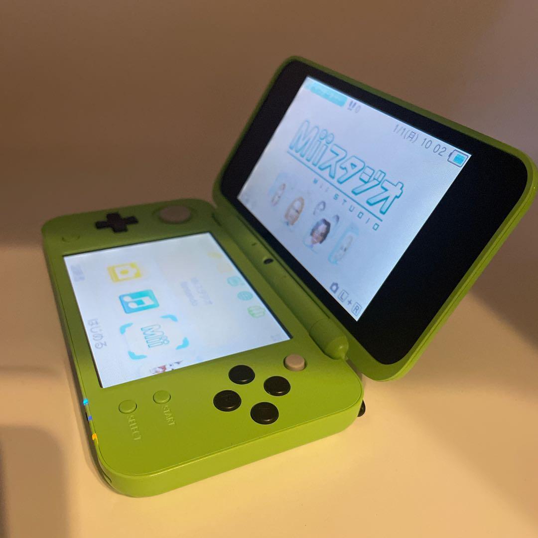 Newニンテンドー2DSLL マインクラフト クリーパーエディション 美品 本体