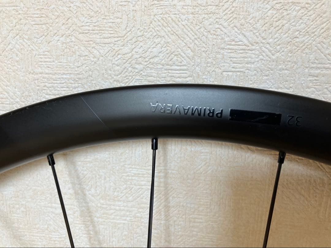 prime primavera 32カーボンホイール　前輪のみ
