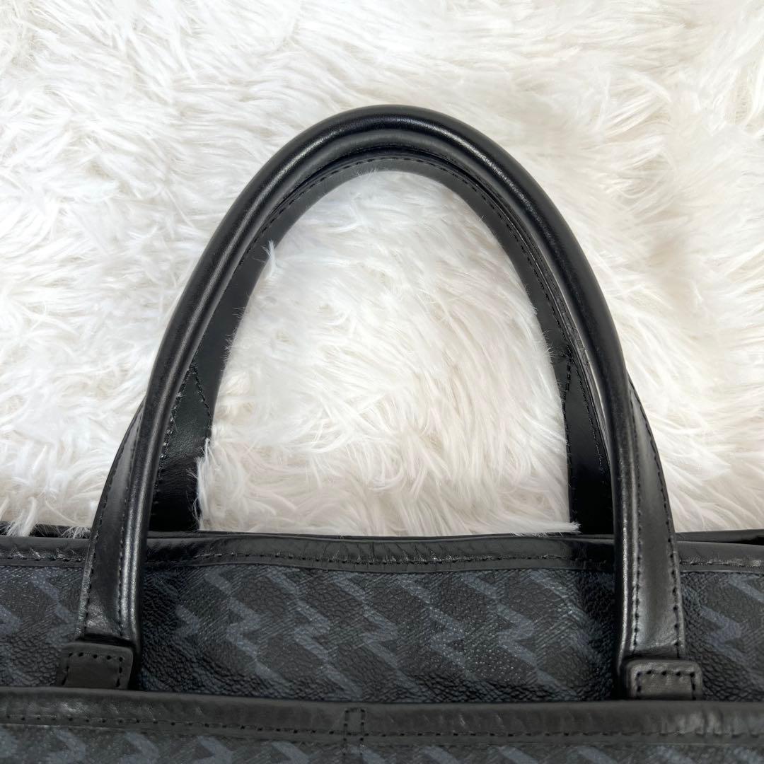 ゼロハリバートン カートバッグ トートバッグ モノグラム PVC 黒 現行