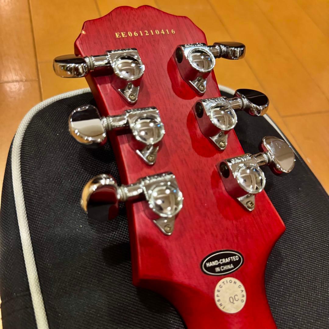 【美品】Epiphone G-400 Cherry SG 希少シリアルナンバー