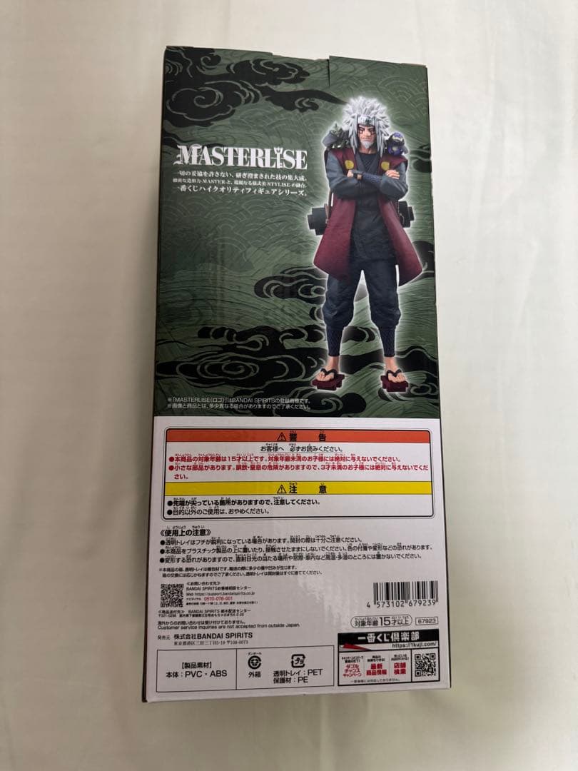 一番くじ　ナルト疾風伝　輪廻の嘆き平和の懸け橋 E賞　自来也　おまけつき