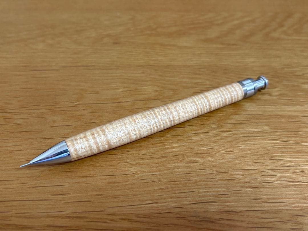 工房楔　楓縮杢　固定式口金付き