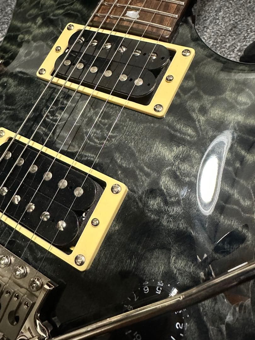 ギター PRS SE Custom24 Quilt Gray Black