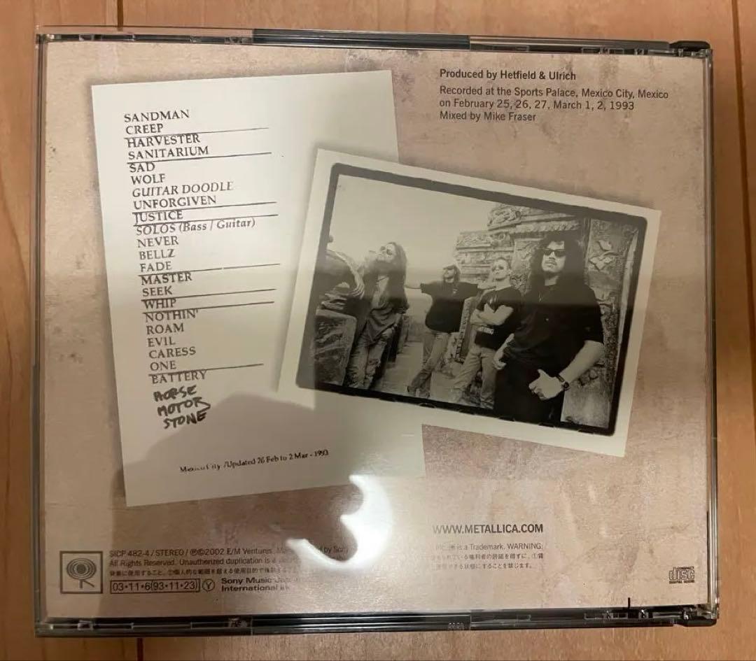 メタリカ/LIVE SHIT:BINGE & PURGE国内盤3CD＋2DVD