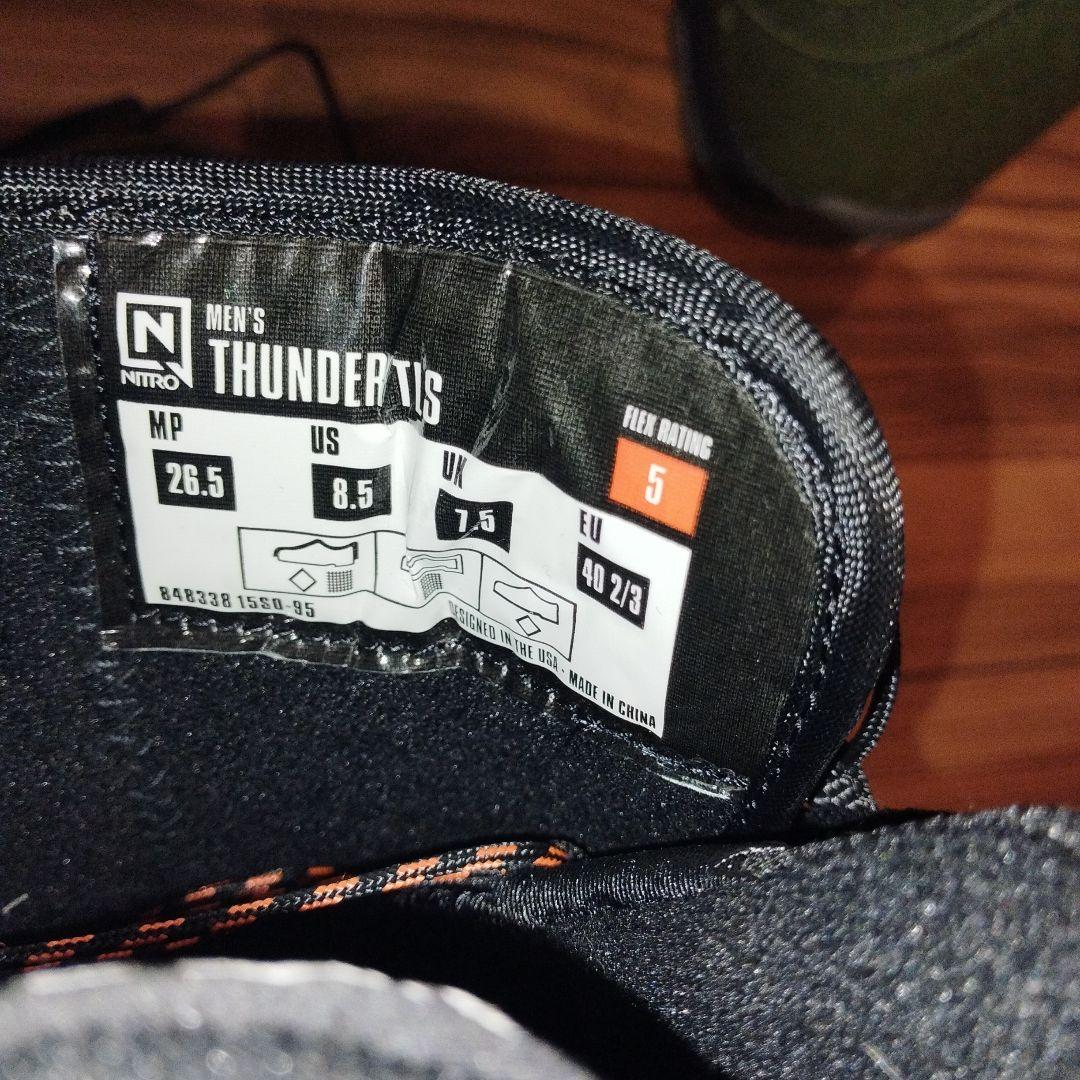 一度試し履きのみ　NITRO THUNDER TLS サンダー 26.5cm