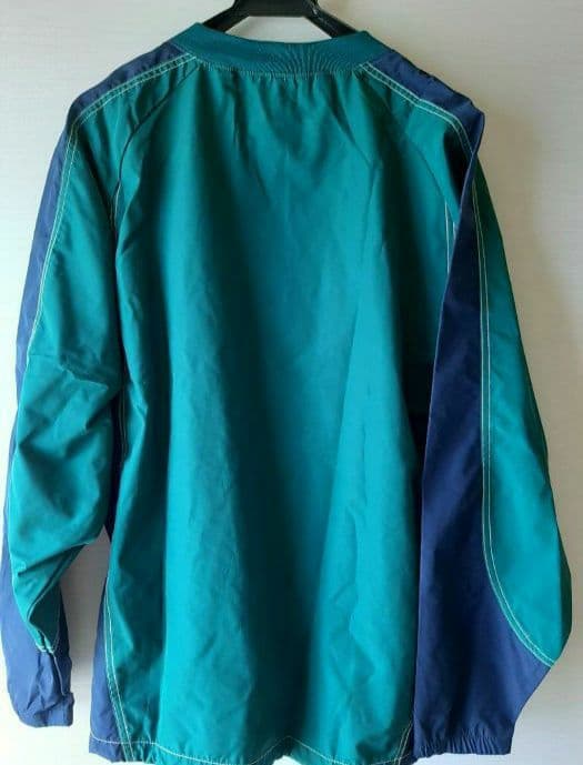 ラグビー　ダークグリーン×ネイビー　ウインドブレーカー上下セット　ジャージ