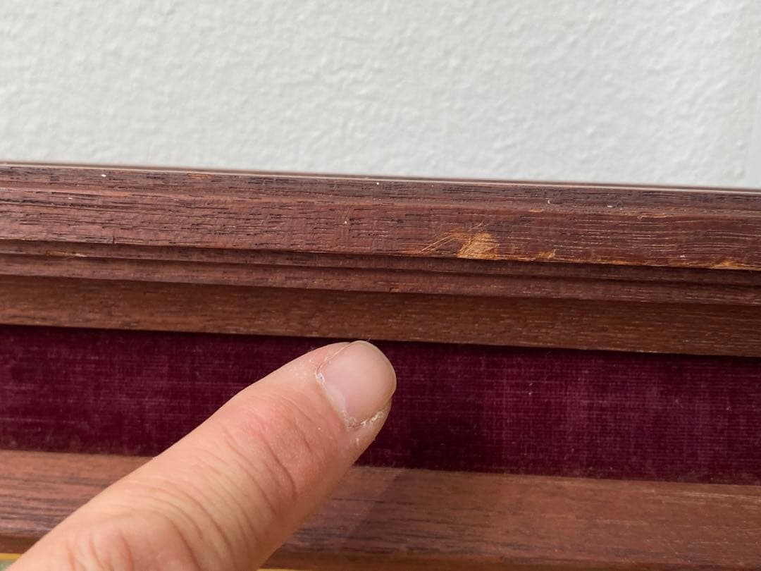 真筆【額装】在銘 出岡実(1929-2001)『 四季 』肉筆 油彩 画 額入り