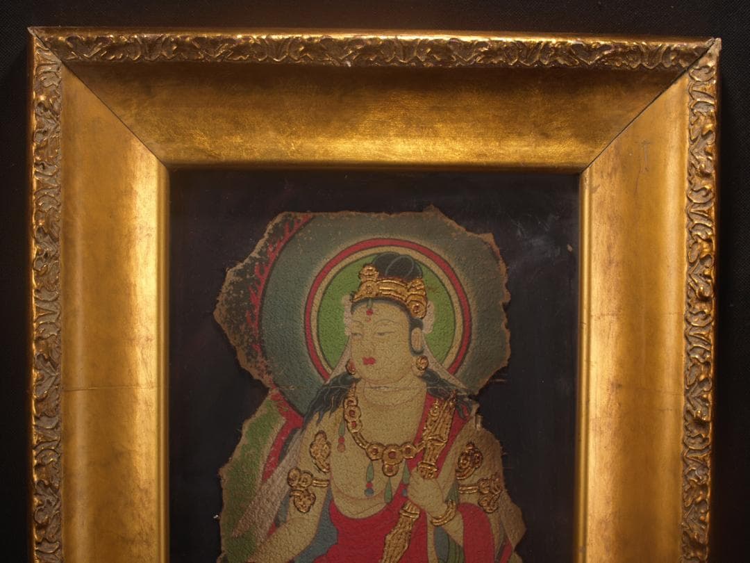 中国の壁画　戦時のもの　人物図　貴重品 古美術 AK1885A7-2