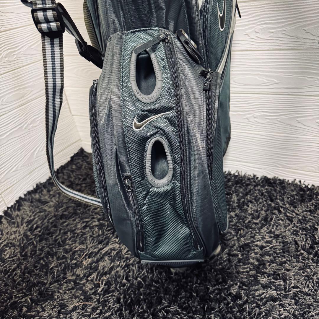 激シブ ナイキ スタンド ゴルフ キャディバッグ 14分割 グリーン 軽量