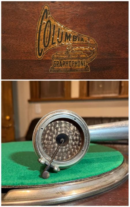 ♫最高峰‼︎ 米国 大型 Columbia MODEL BY ラッパ蓄音機