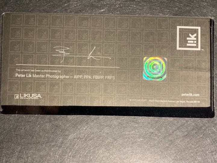 ピーター・リック  (夕方ザ・ビッグアイランドハワイ限定版63/950)