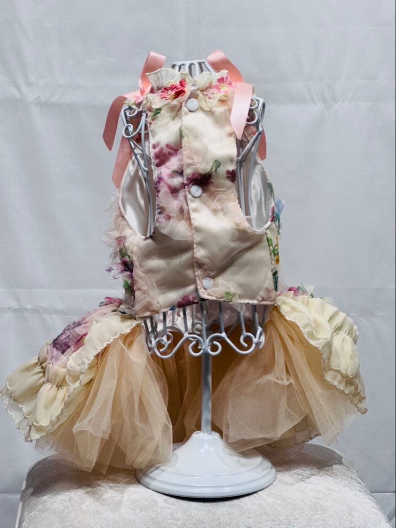 【新品未使用】犬服　２WAY ロングドレス　サイズM