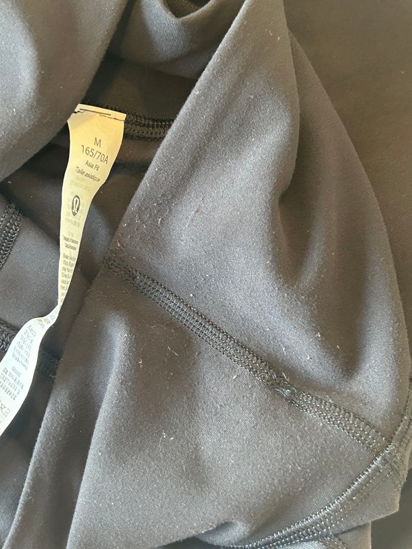 ルルレモン　ブラックフレアヨガパンツ Mサイズ