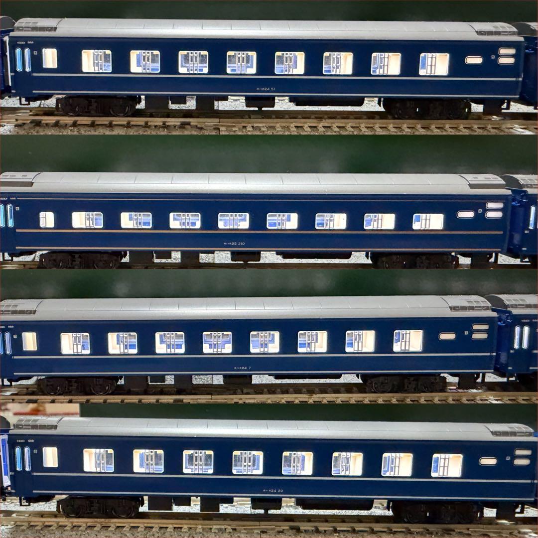 【室内灯有】KATO10-881,882 日本海11両＋EF81トワイライト色