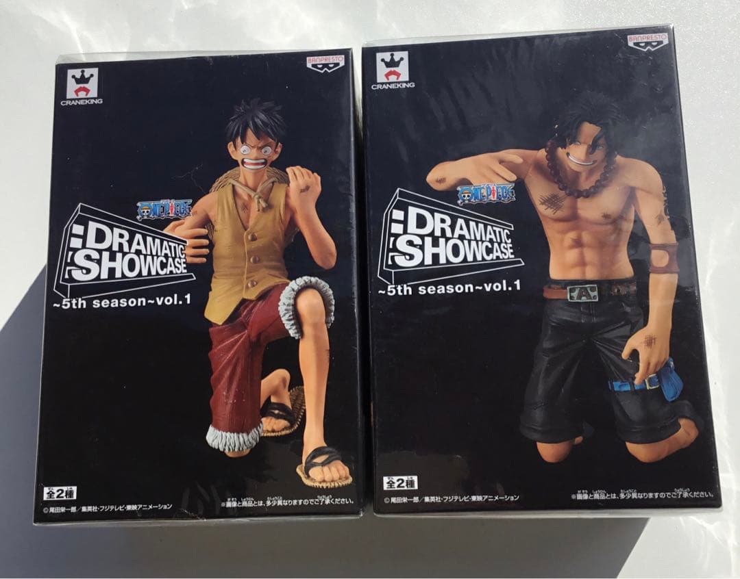 ドラマティックショーケース　ルフィ ・エース 2体セット