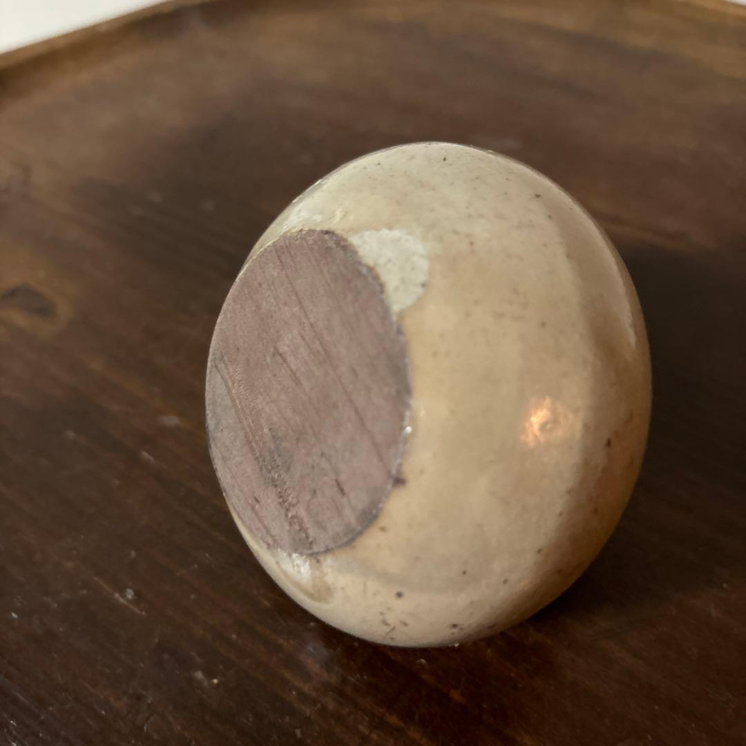 古丹波　白丹波油壷　江戸時代 小壺 花器 酒器 民藝 検:白洲正子　李朝 粉引