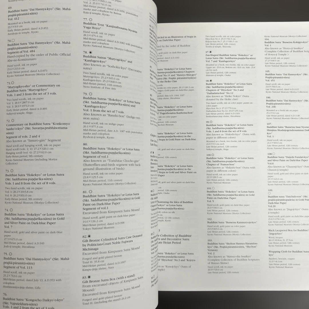 図録　カタログ　古写経　極美品　守屋コレクション　仏教美術