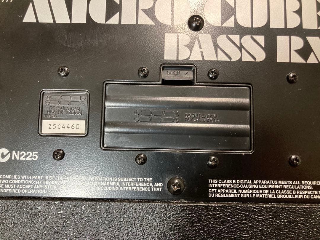 ローランド MICRO CUBE BASS RX 社外ACアダプタ付 送料込み