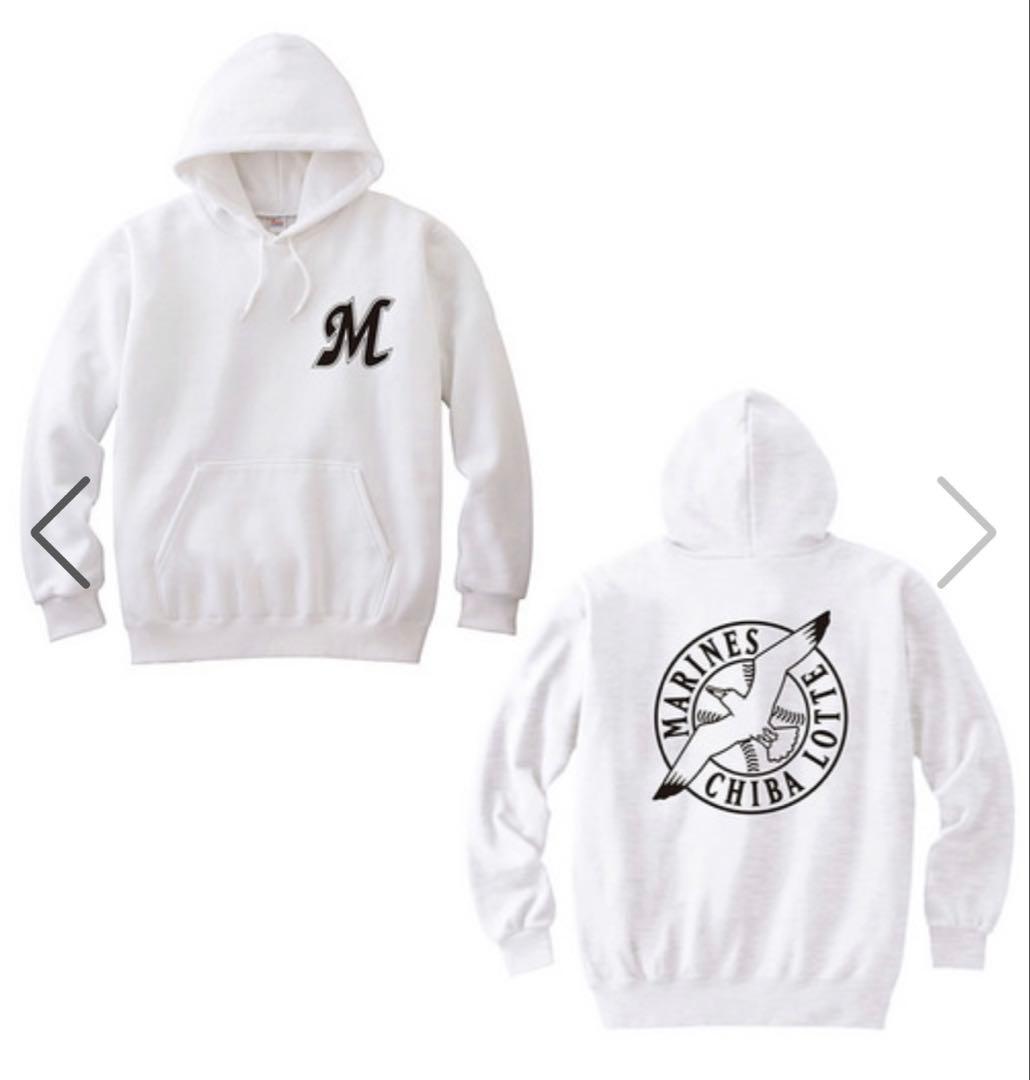 ✩ 全選手展開パーカー(Mロゴ＆プライマリーマーク) ホワイト 荻野貴司ver