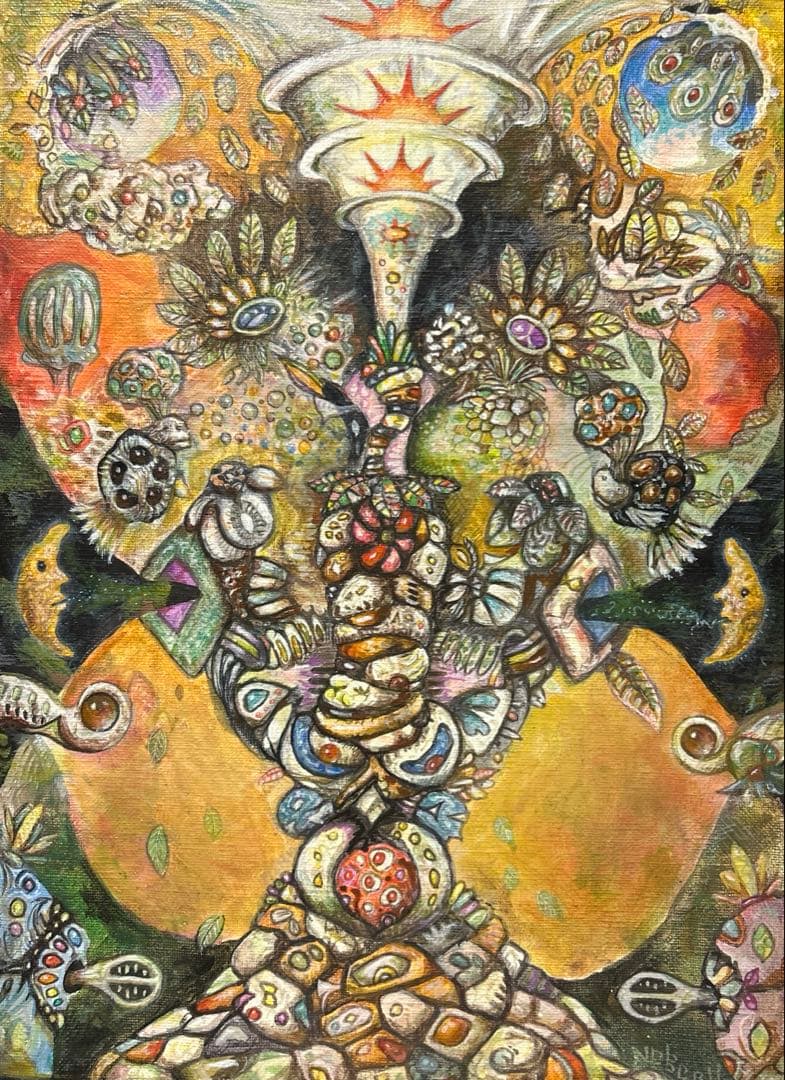 クレセントムーン　絵画