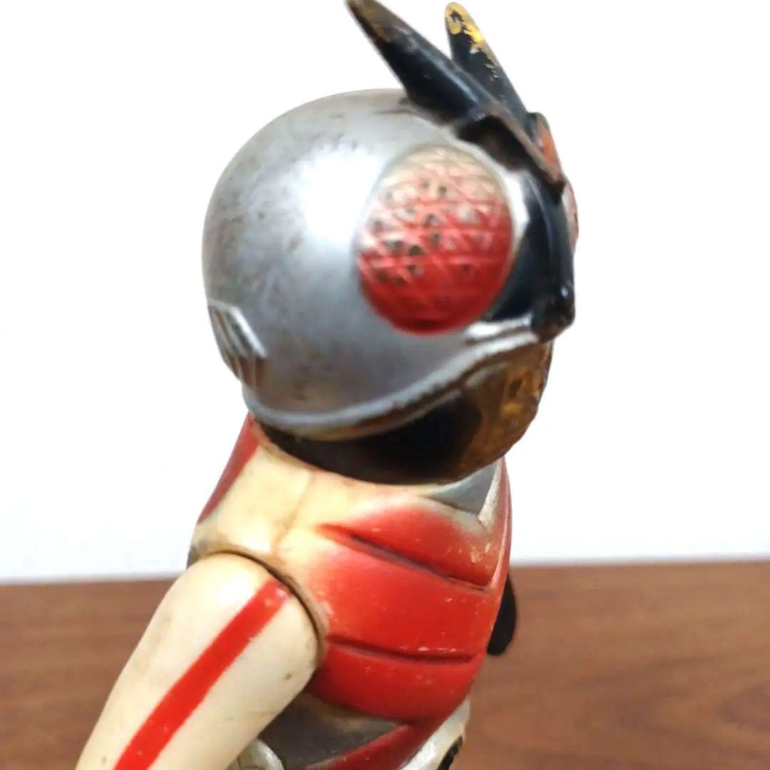 当時物マスダヤ製「スパークライト仮面ライダー X」激レアなソフビフィギュア玩具