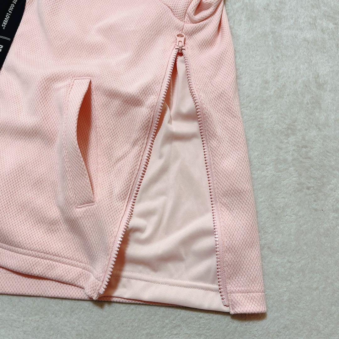極美品　パーリーゲイツ　近年　2022　セットアップ　ハニカムWフェィス　ピンク