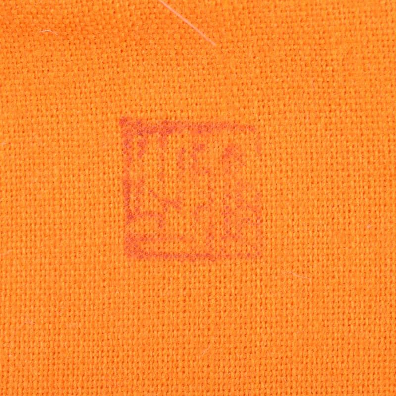 美濃焼　養心窯　樋口雅之作　織部　ぐい呑　酒盃　共布共箱　C　8404