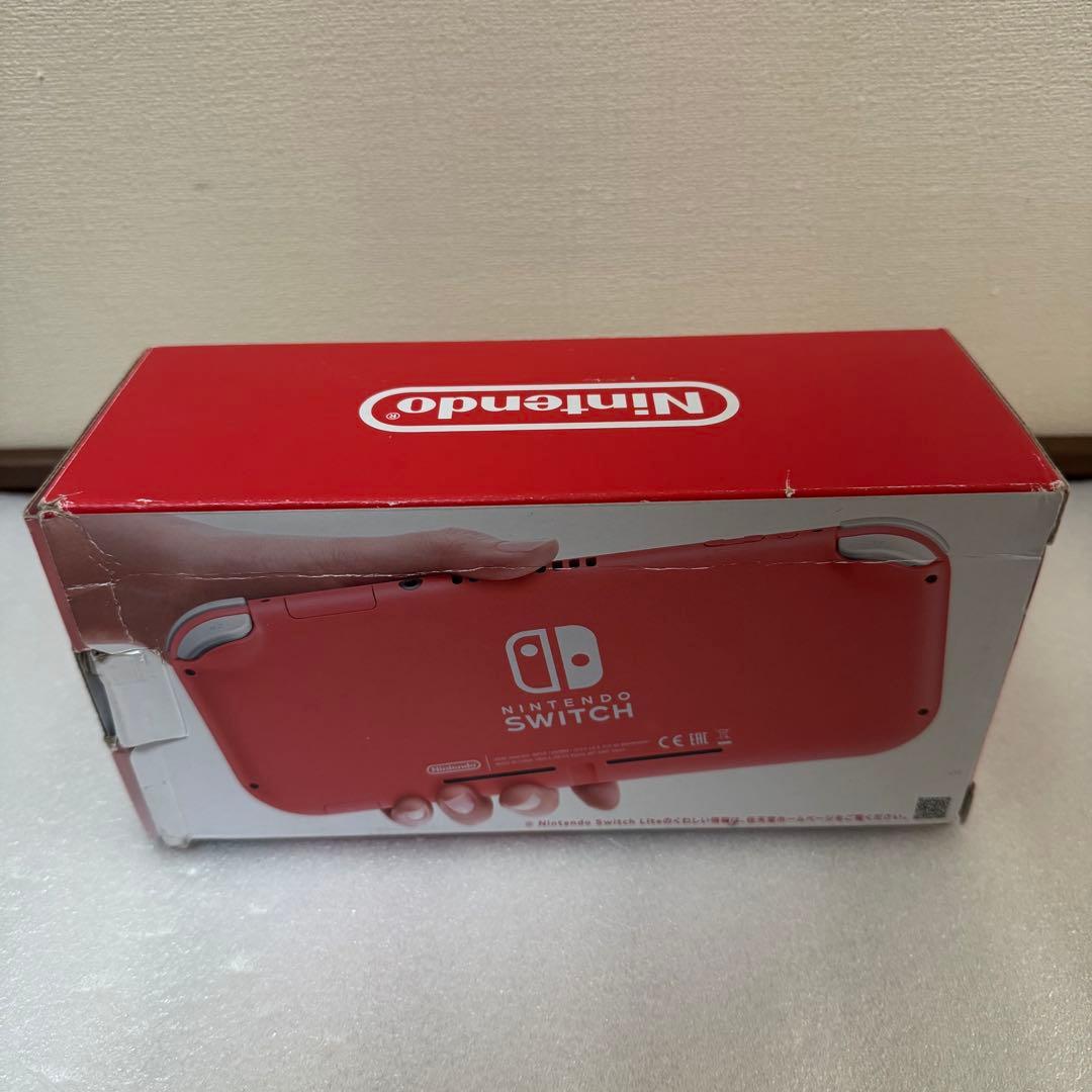 任天堂 スイッチライトSwitch lite コーラルピンク 完品 おまけ付き