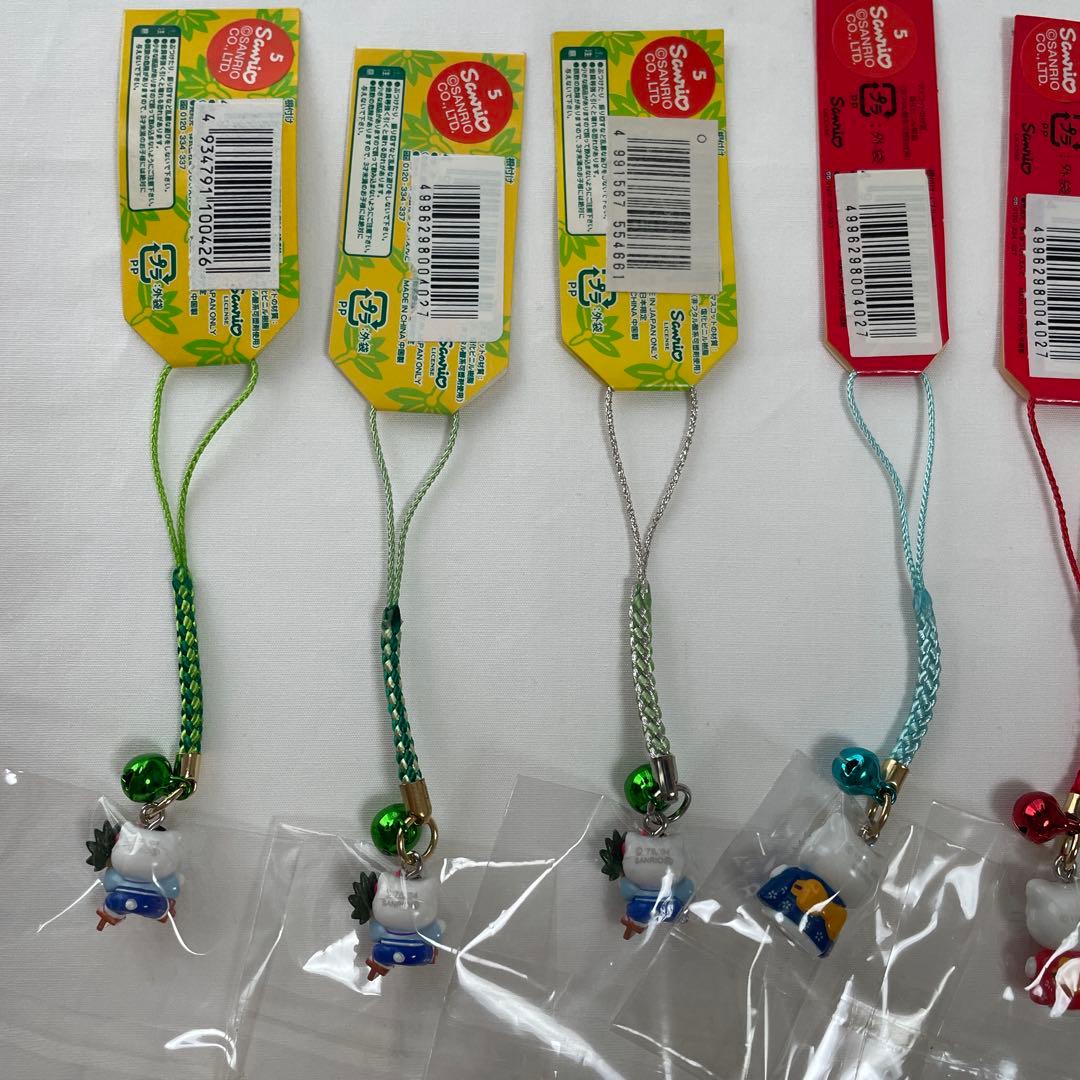 新品◆ハローキティ ご当地キティ 根付けストラップ 京都 17個セット◆匿名配送