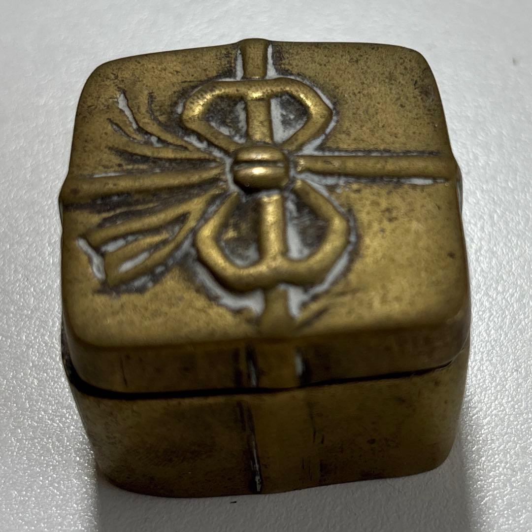 ヴィンテージ　アンティーク　フランス　ジュエリーボックス　ボックス　真鍮