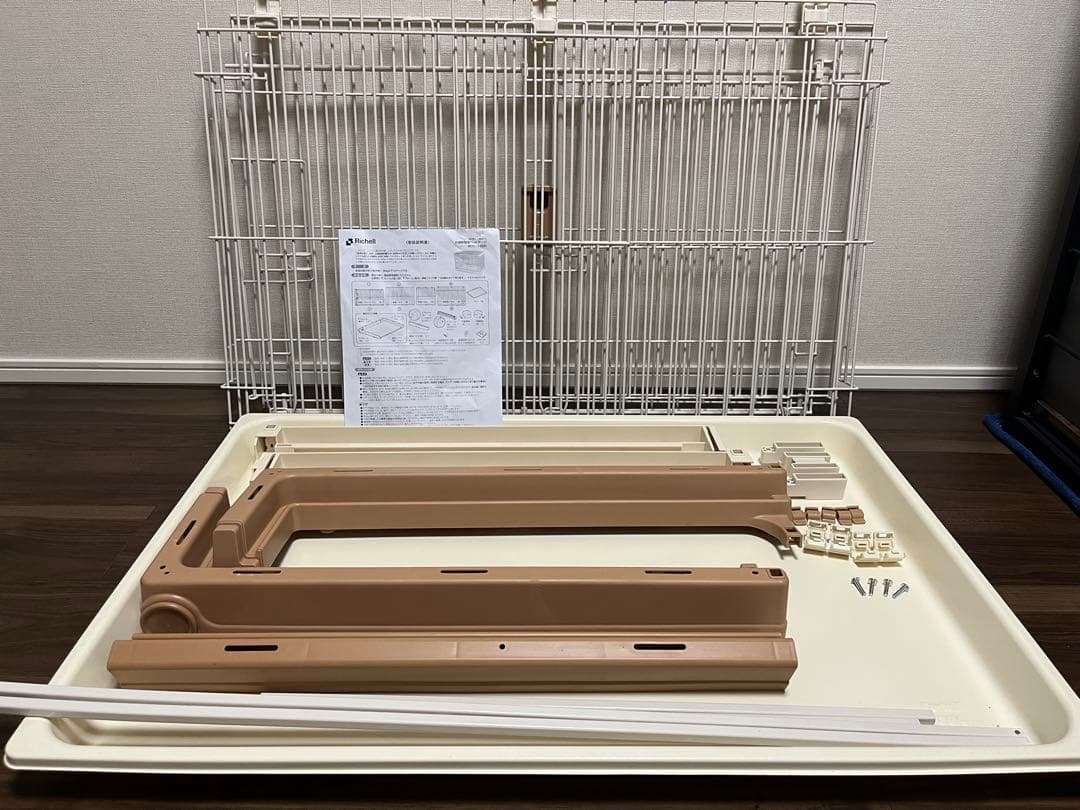 リッチェル　お掃除簡単ペットケージ 900 ✴︎取扱説明書付き