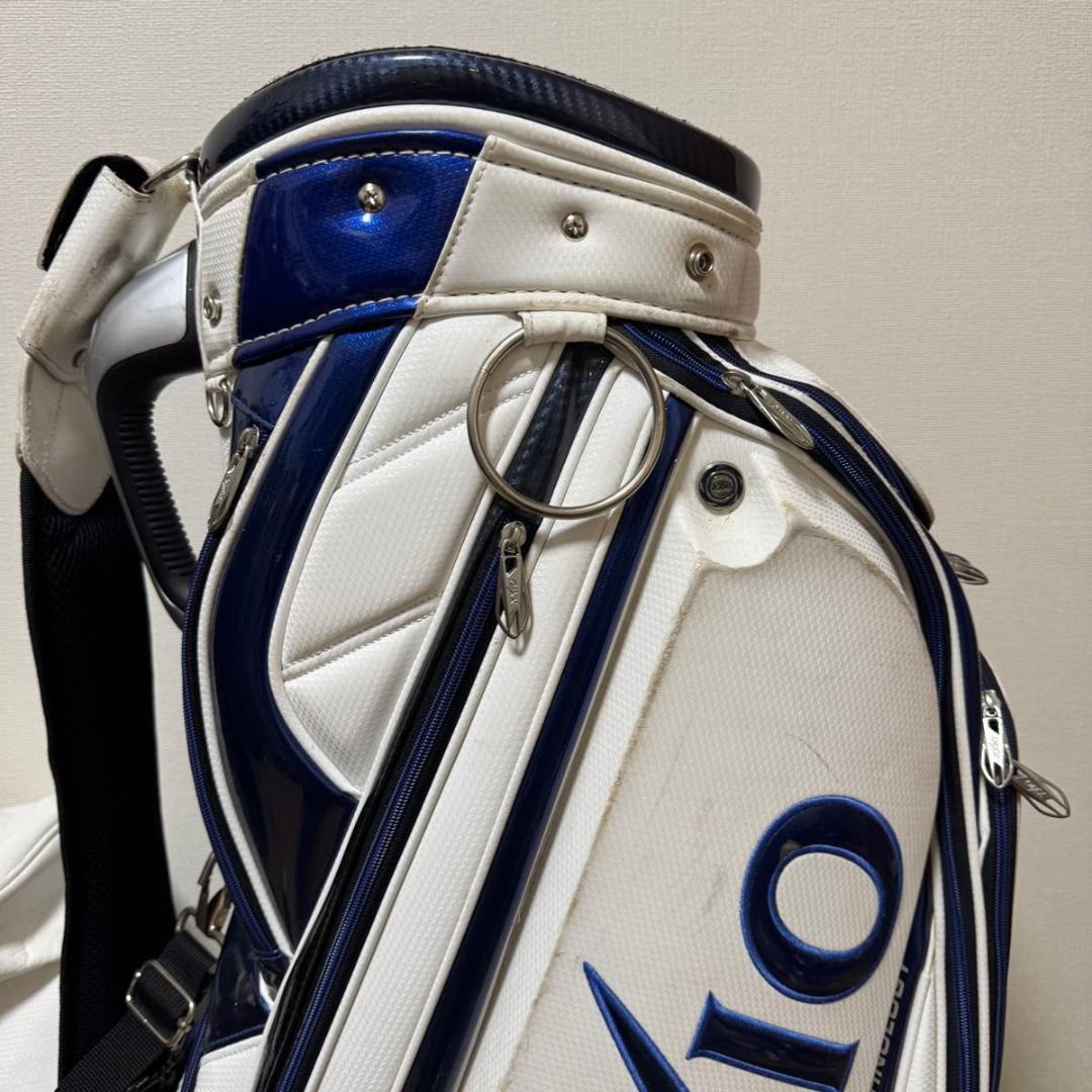 ダンロップ XXIO ゼクシオ キャディバッグ ゴルフバッグ ホワイト