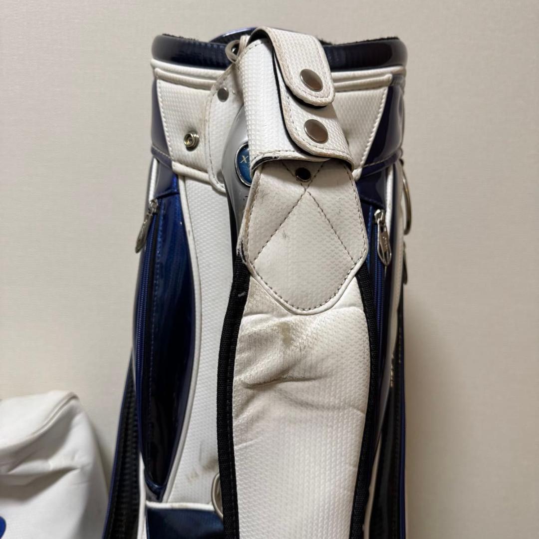 ダンロップ XXIO ゼクシオ キャディバッグ ゴルフバッグ ホワイト