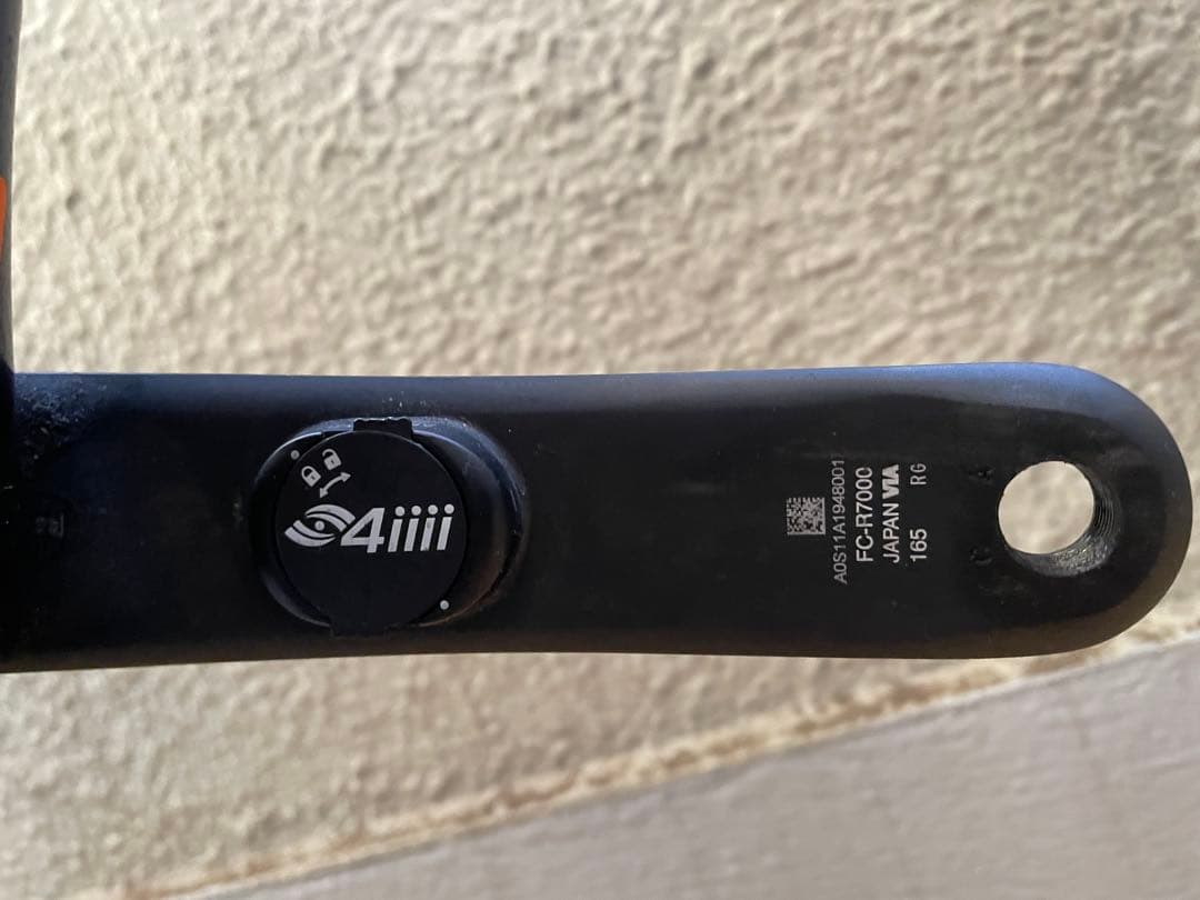 パワーメーター　4iiii 両脚　シマノクランク　105 165mm