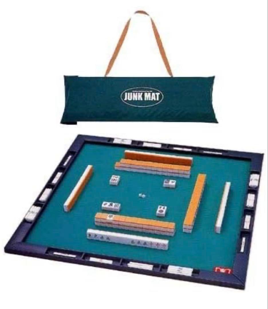 任天堂ヤクマン 麻雀牌セット 重量牌 希少 役満　ダイヤ牌 JUNK MAT付