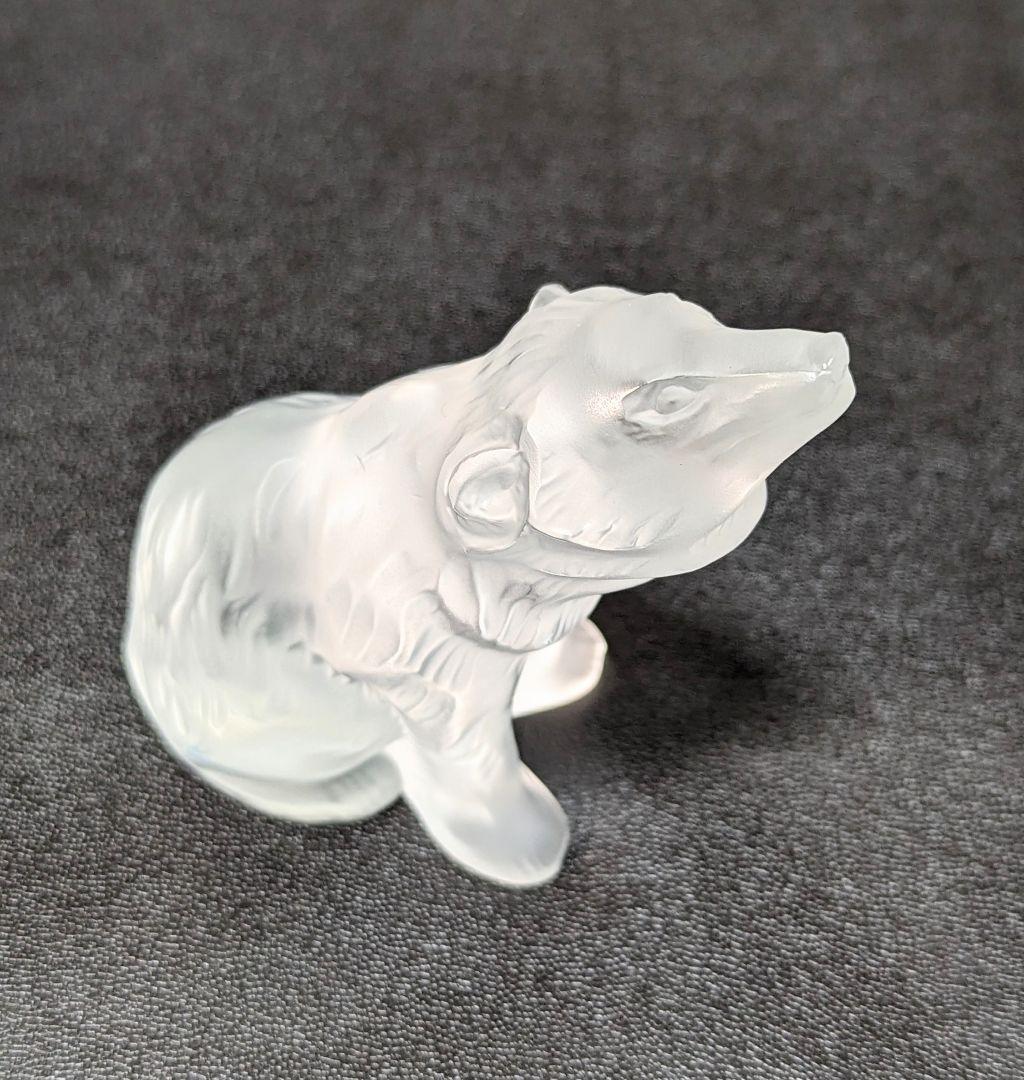 LALIQUE ラリック ベア くま 熊 オーナメント オブジェ ガラス