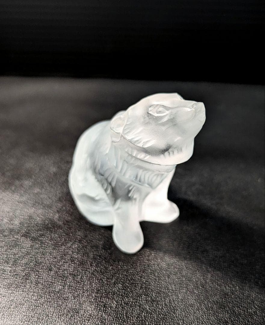 LALIQUE ラリック ベア くま 熊 オーナメント オブジェ ガラス
