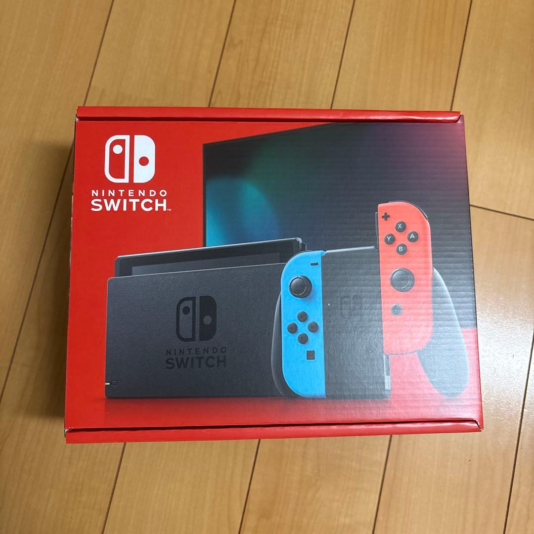 【新品未開封】Nintendo Switch 本体 青/赤 Joy-Con付き