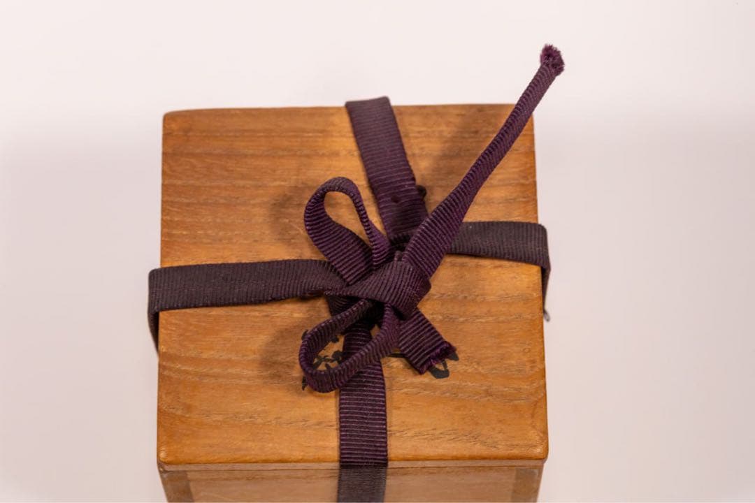 蒔絵 中次 棗 菊文様 共箱付 茶道具 高級漆器