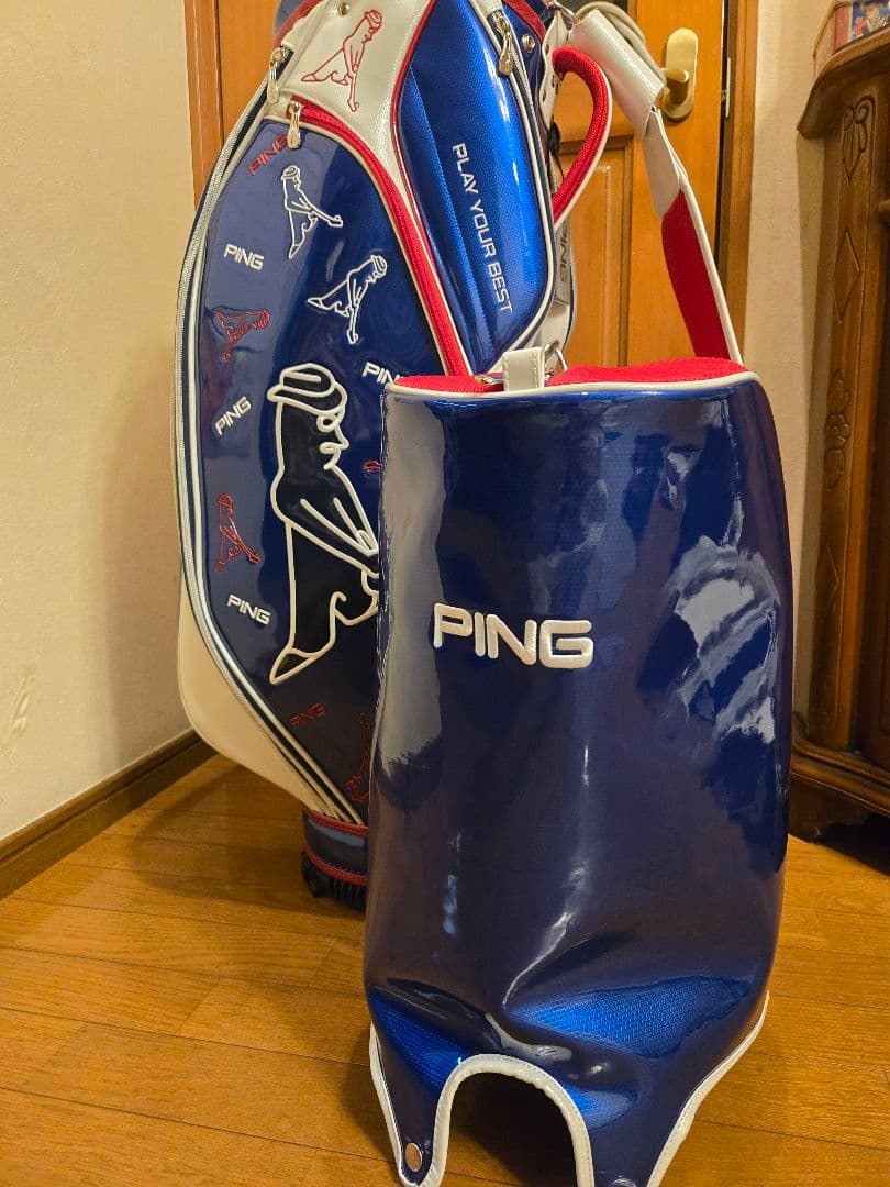 PING★ピン★Mr.PING★9.5型★エナメル★美品★スタッフ