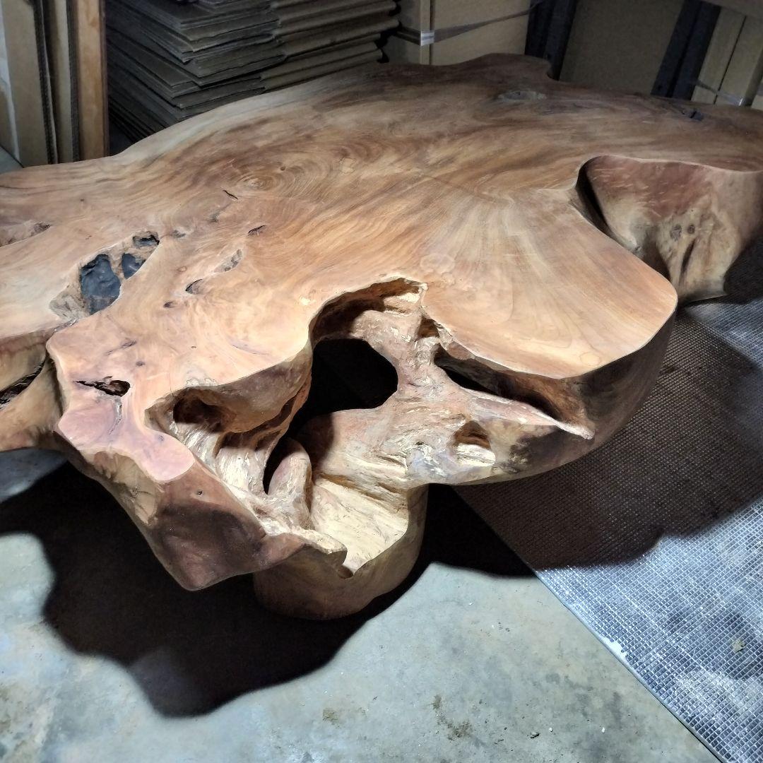 希少な一枚板★佐渡のけやき無垢材ローテーブル